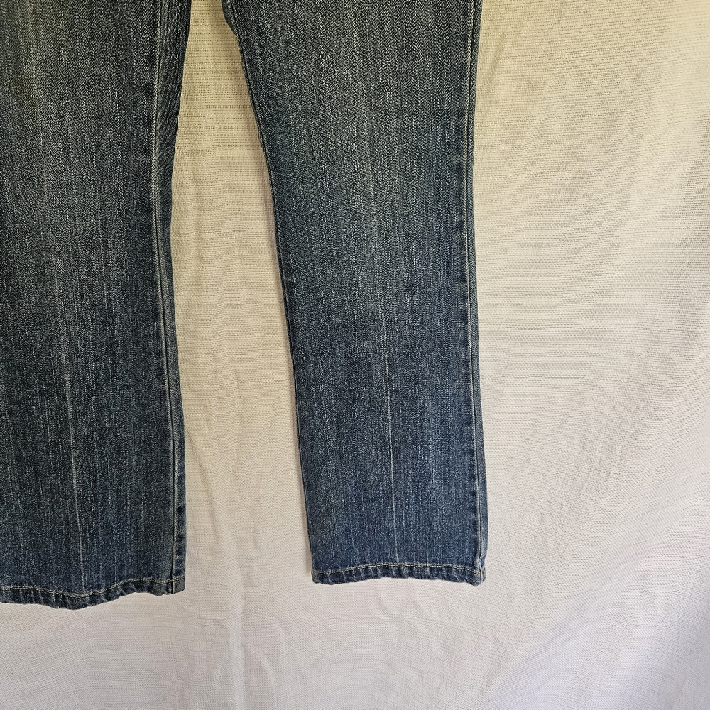 Slim Boot Cut‎ Jeans Low Rise Work Jean - Picture 3 of 9